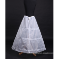 White Bridal Petticoat Vestido de noite Petticoat com 3 camadas Hoops Puffy Bridal Crinoline